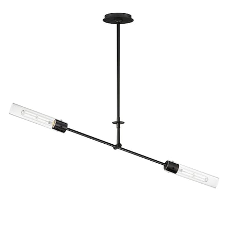 Maxim Lighting Equilibrium 2-Light LED Pendant 26372CLBK